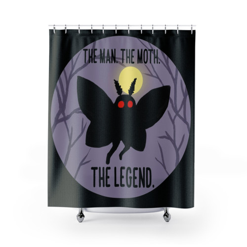 Cryptid Mothman Shower Curtain