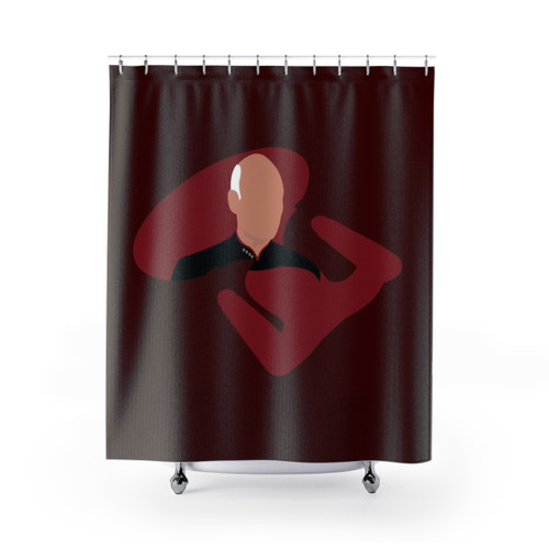 The Captain Star Trek Shower Curtains