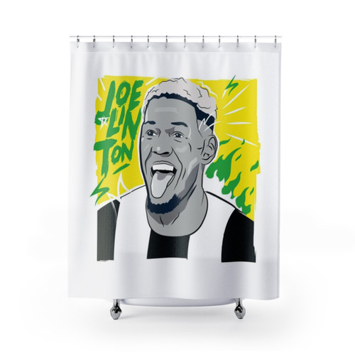 Joelinton Illustration Shower Curtains - Football Themed Home Decor