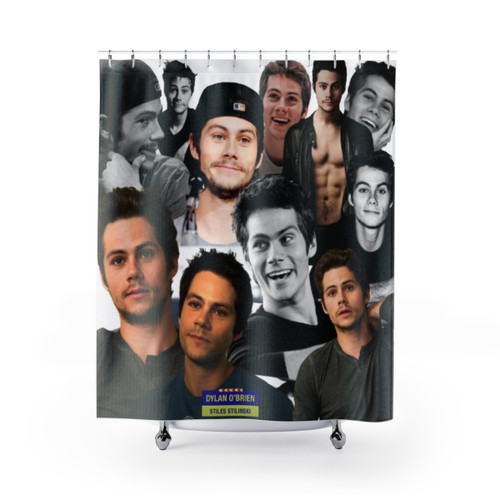 Dylan O'Brien Collage Shower Curtains