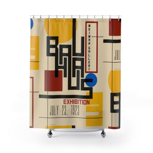 Bauhaus Poster I Shower Curtain