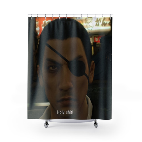 Yakuza Majima Shower Curtain