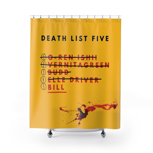 Tarantino Kill Bill Shower Curtains