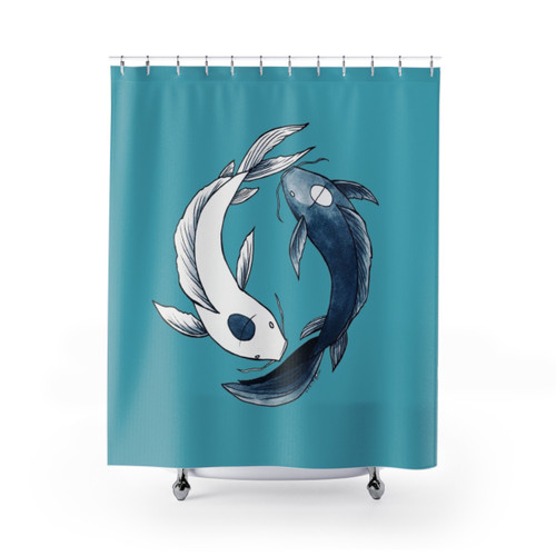 Tui and La Yin & Yang Koi Shower Curtains