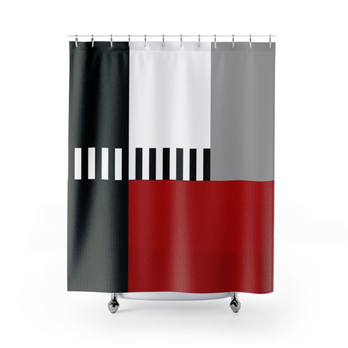 Geometric Pattern Shower Curtain