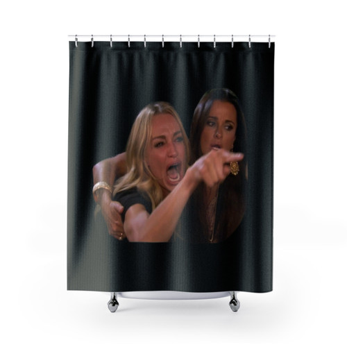 Funny Cat Meme Shower Curtains