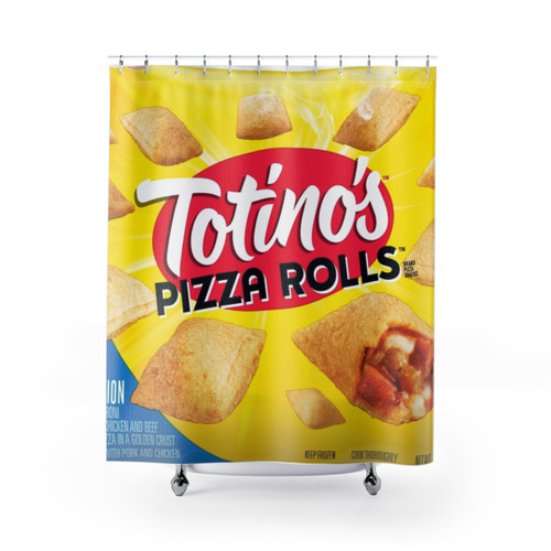 Totinos Pizza Rolls Combination Shower Curtains