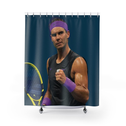 Rafael Nadal Tennis Shower Curtains
