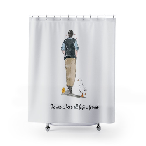 Chandler Bing Themed Shower Curtains