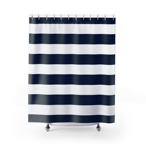 Mariniere Nautical Striped Shower Curtains