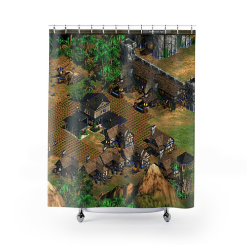Age of Empires II Town Shower Curtains