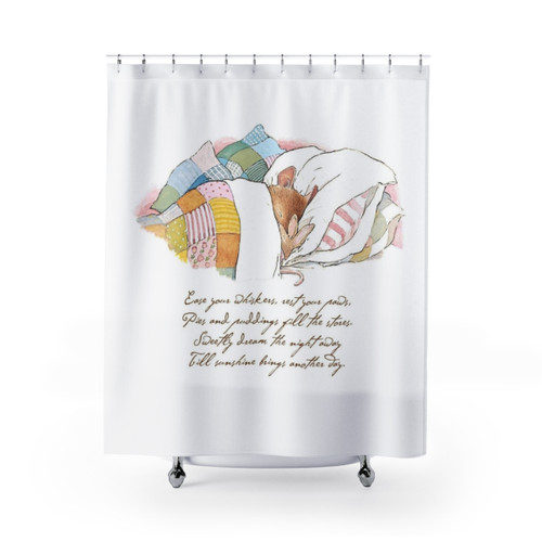 Primrose Goes to Sleep Shower Curtain - Brambly Hedge Design