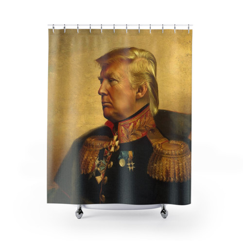 Donald Trump Replaceface Shower Curtain