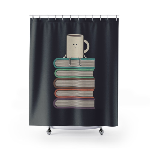 Cozy Book Lover Shower Curtains