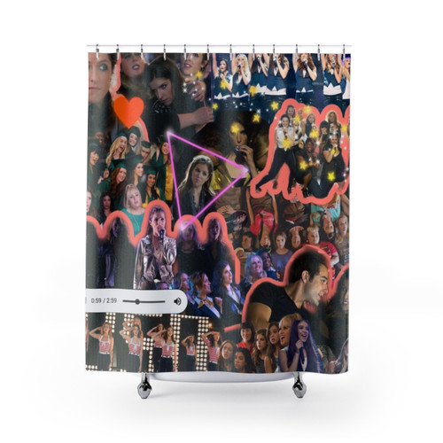 Pitch Perfect Collage Shower Curtains for Acapella Fans