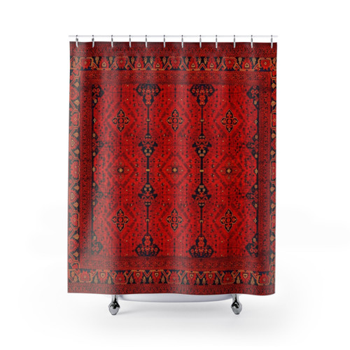 Traditional Bohemian Moroccan Style Shower Curtains