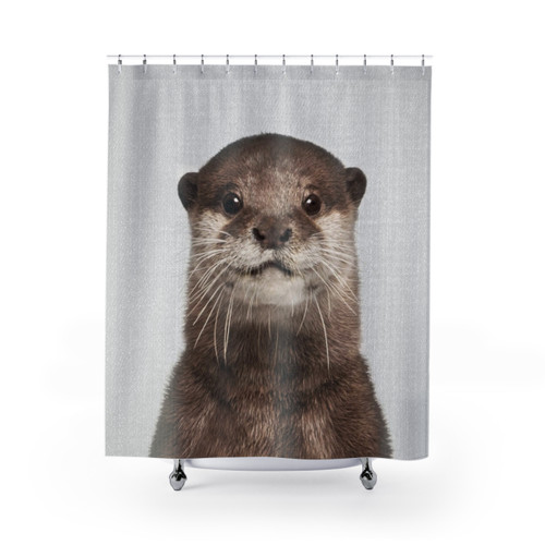 Colorful Otter Shower Curtains for Bathroom Decor