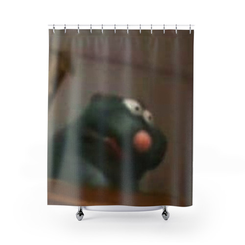 Remy Ratatouille Meme Shower Curtains
