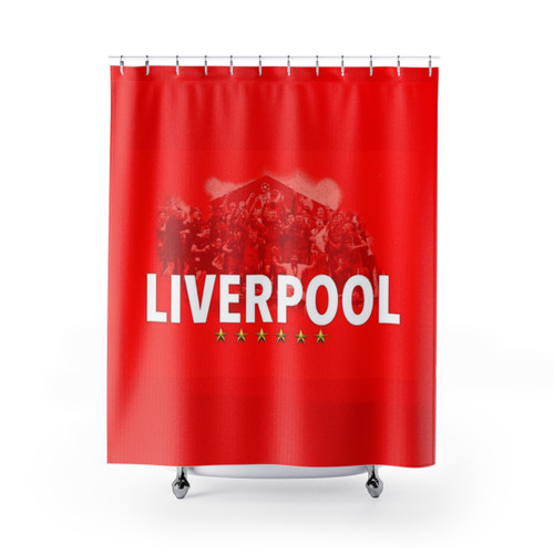 Liverpool Champions League Shower Curtains