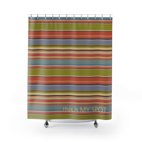 This Is My Spot Big Bang Theory Shower Curtain