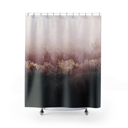 Modern Pink Sky Shower Curtains