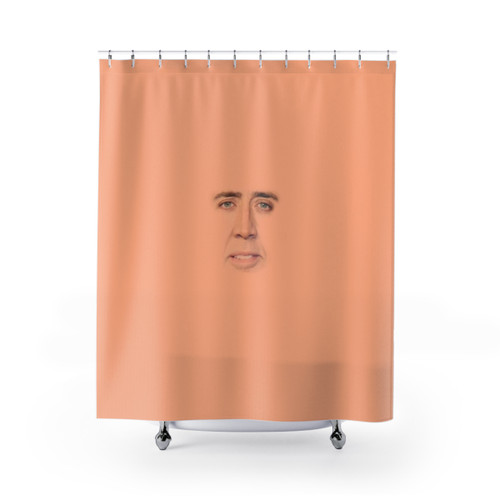 Funny Nicolas Cage Shower Curtains
