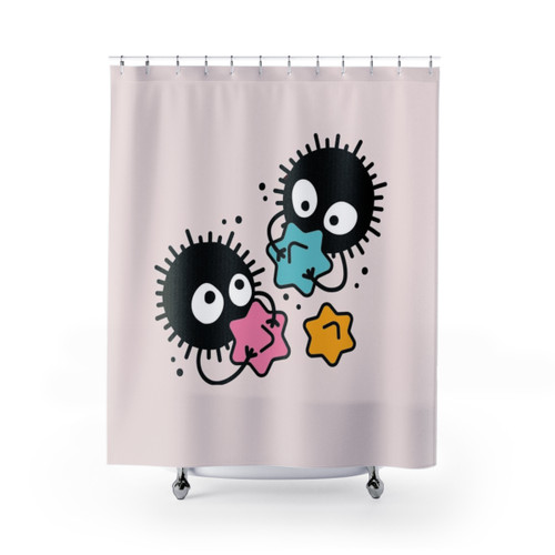 Soot Sprite Studio Ghibli Shower Curtain