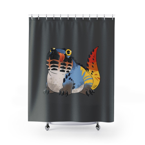Monster Hunter World Dodogama Shower Curtains