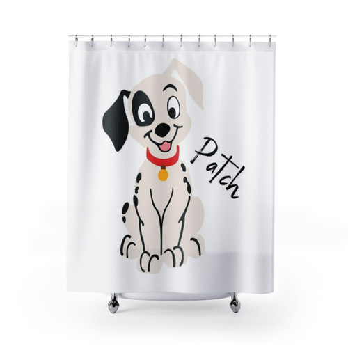 Patch Shower Curtains with Dalmatian Puppies