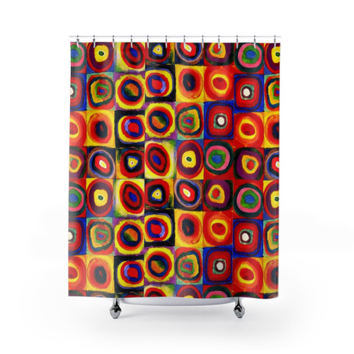 Colorful Kandinsky Abstract Art Shower Curtains