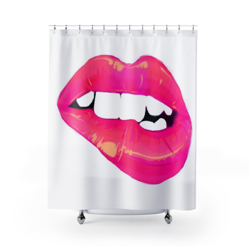 Bright Pink Teaser Shower Curtains