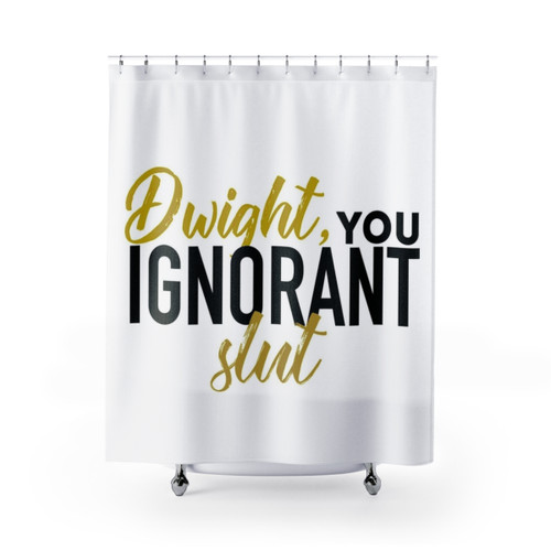 Funny Dwight Schrute Shower Curtains
