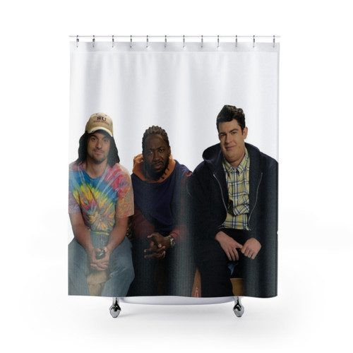 New Girl TV Show Themed Shower Curtain