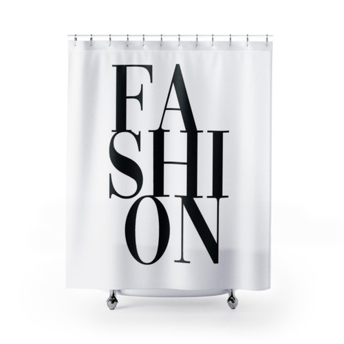Fashionable designer shower curtain