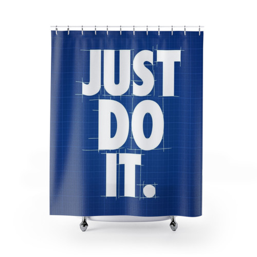 Nike-inspired Shower Curtains for Sneakerhead Bathroom Decor