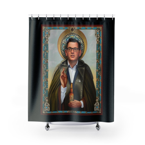 Saint Dan Andrews Shower Curtains - Classy, Quality Designs