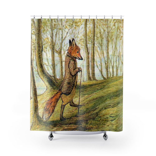 Beatrix Potter Mr. Tod Forest Shower Curtains