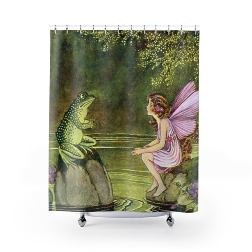 Frog and Fairy Shower Curtains by Ida Rentoul Outhwaite