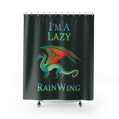 Rainwing Shower Curtain - Wings of Fire Fantasy Art