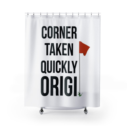 Corner Taken Quickly Origi Shower Curtains - Liverpool FC