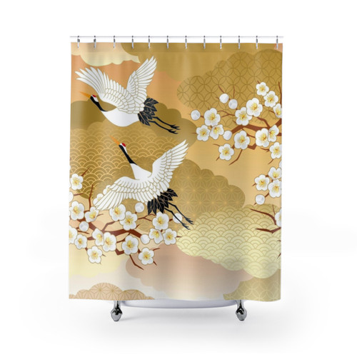Japanese Kimono Shower Curtains