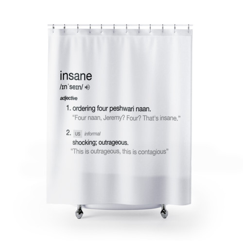 Peep Show Inspired Funny Shower Curtains