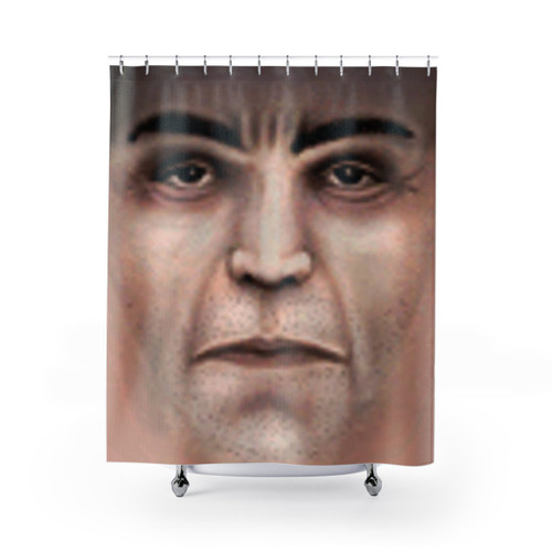 Funny Passport Guy Shower Curtains