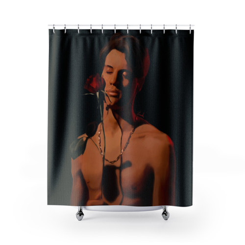Jace Norman Sketch Flower Shower Curtains