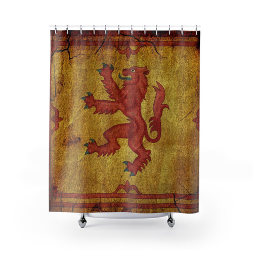 Rampant Lion Scottish Flag Shower Curtains