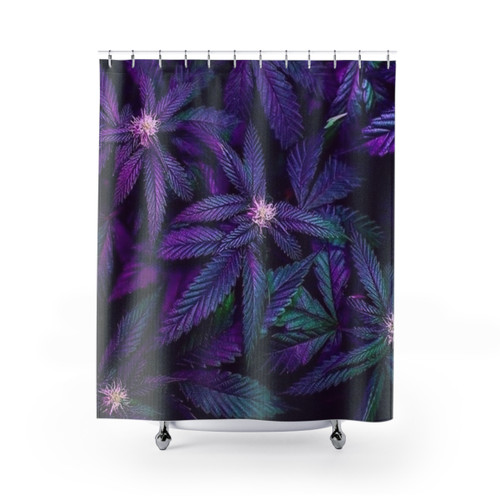 Psychedelic Marijuana Shower Curtains