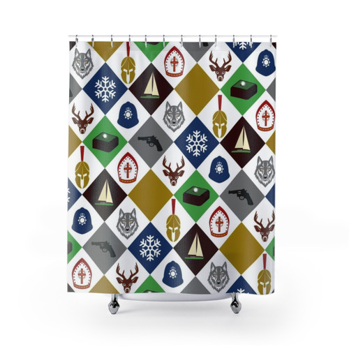 The Box of Delights Shower Curtains for Magical Bathroom Decor