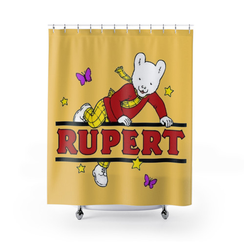 Rupert Bear Themed Shower Curtain