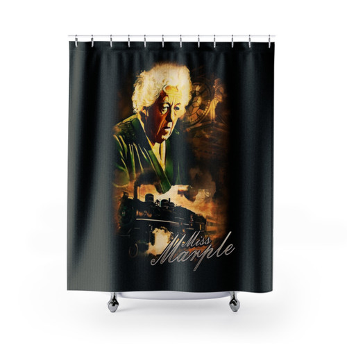 Classic Miss Marple Agatha Christie Shower Curtains