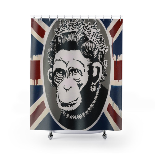 Banksy Monkey Shower Curtain